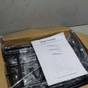 Simple Trending Over The Toilet Storage Rack with Toilet Paper Holder, Heavy Duty Metal 3 Tier Bathroom Organizer Shelf with 3 Hooks,Black