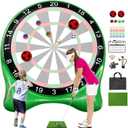 Inflatable Soccer Dart Board, Giant Kick Darts, Indoor Outdoor Lawn Yard Games for Kids Adults Family, Big Jumbo Carnival Games for Party | 6ft Dart Boards with Pump Accessories