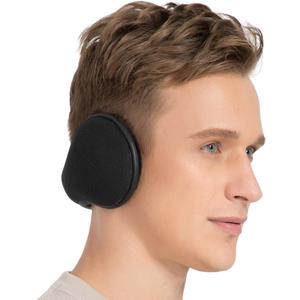TALONITE Winter Ear Muffs for Men & Women - Foldable Fleece Ear Warmers - Pefer for Outdoor Skiing - Behind the Head Earmuffs