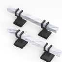 homdiy 10 Pack 3 Inch Marble Cabinet Pulls, White Marble Grain Kitchen Cabinet Handles Black and White Dresser Drawer Pulls