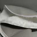 Round Plush Pet Mat Thin Style Pad for Cats, Small Dogs, Rabbits, Guinea Pigs, Washable Soft Crate Pet Bed, Cat Tree Tower Replacement Cushion Pad, Pad for Window Perch (White, M(19.7*19.7*1.2in))