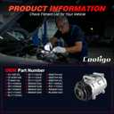 A/C Air Conditioner Compressor Fit for Dodge Avenger 2011-2014,for Dodge Journey 2011-2019, for Ram C/V 2012-2015,Replaces 5140461AA,55111090AA