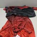 PINKPATTY Women's Plus Size Maxi Dresses Casual Flowy 3/4 Sleeves Dress Printed Vacation Dress for Daily Wear with Belt (Large, Gradient12)