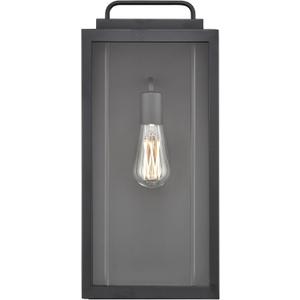 ML Lighting 260101-TBK Gallatin 1-Light Outdoor Wall Sconce in Textured Black Finish