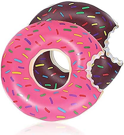 DMAR Donut Pool Float - Donut Tube & Ring for Beach & Pool 

	23.4"