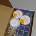 XJRLUK Glass Beads Bracelet Making Kit, 3000 pcs 72 Colors 6 mm Crystal Beads for Jewelry Making, Glass Beads Kits for Beginners DIY Earrings Necklaces Rings Crafts Birthday Gifts