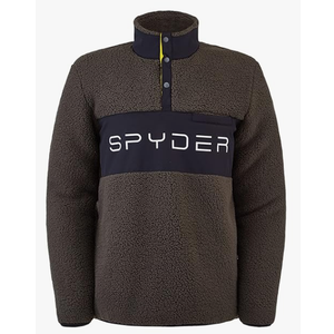 Spyder Active Sports Men's Vista Snap Neck Pullover Sweatshirt, XL, Osetra