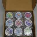 MTLEE 20 Pcs Ramadan Mubarak Scented Candles Bulk, 1 oz Eid Wax Candles, Muslim Islam Meditation Decor, Islamic Ramadan Gifts for Family Home Eid Celebration Party Favor, Assorted Scents(Multicolor)