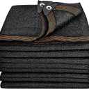 winemana 50% Black Shade Cloth, 20 x 48 FT Durable Mesh Tarp with Grommets, Garden Sunblock Shade Cloth Shading Antifreezing for Plants Cover, Greenhouse, Barns Kennel, Patio, Tomatoes