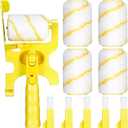 9 Set Paint Edger Combo Kit Paint Edger Roller Brush Multifunctional Handheld Tool with Extra Replacement Roller and Brush for Room Wall Ceiling Indoor Outdoor(XT Style)