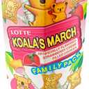 Lotte Koala's March Cookie with Strawberry Cream, 6.89 oz (Pack of 1)