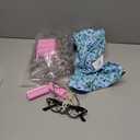 EBYTOP 2023 Girls Old Lady Costume Kit with Nightgown Wig Cane & Other Halloween Cosplay Accessories (Small(5-7yr))