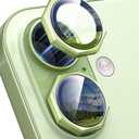 2 x for iPhone 17 Camera Lens Protector Nut, Green