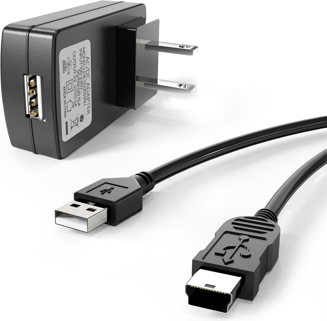 Mini USB Cable 5 Pin USB Charger AC DC Cord Wall Adapter for Scan Radio,Voice Record, Calculator,Microphone, MP3,Camera,Tablet,Hub,DVR, ps3 Controller
