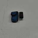 CHOICEMMED Finger Pulse Oximeter - Blue Blood Oxygen Monitor with Batteries - Portable O2 Saturation Sensor in Carry Pouch