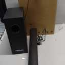 TV Sound Bar Subwoofer Bluetooth, Home Theater Sound Bar System, TV Speakers Sounds Bars Subwoofer, Hdmi(ARC) OPT COAX AUX USB 2.1ch Home Audio TVs/PC/Projector Treble Bass 3 Modes Remote, Black