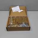 Ravinte 45 Pack 5 Inch Cabinet Pulls Brushed Brass Stainless Steel Kitchen Drawer Pulls Cabinet Handles 5Length, 3 Hole Center