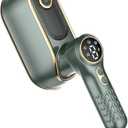 Portable Travel Steamer, 1200W Handheld Fabric Steamer for Clothes, 4 Modes with LCD Display, Powerful Wrinkle Remover for Home & Travel, 150ml Water Tank, 10S Fast Heat-Up, 180° Swivel Handle, Green