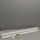 Joydeco 100% Blackout Roller Shades (Pro), Free-Stop Cordless Blinds for Windows, UV Protection, Natural Woven Blinds for Home and Office, Light-Proof Aluminum Cover (White, 38" W x 75" H)