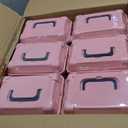 12 Pack of Pink Slime Kit Set Crystal Slime Kit Set Peach Pink Jelly Cube Glimmer Crunchy Slime D
