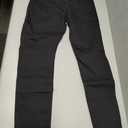 KDF Straight Leg Jeans for Women High Waisted Jeans Frayed Baggy Pants Raw Hem Loose Stretchy Cropped Wide Leg Jeans
, Black, Size 10