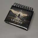 RYVE Motivational Quotes Desk Calendar  366 Daily Reflections for Personal Growth  Office Accessories and Gifts for Men, Mindfulness Flip Calendar, Inspirational Desk Quote (Path of Legend)