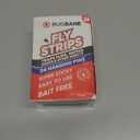 Fly Strips Indoor Sticky Hanging 24pk with Pins. Non Toxic Outdoor Fly Trap Indoor for Home. Flies Tape Paper Trap Ribbon Roll for House Gnat Fruit and Housefly. Bug Catchers for Inside Home Flypaper