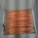 MAITREYA Orange Taper Candle Short Candlesticks Dripless Dinner Candle for Wedding Party Decoration Home Dinner,6.5inch,4 Pack