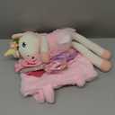 Unicorn Doll Stuffed Animal Toys for Girls - Ballerina Doll | Plush Carrier Bag | 3 Set Cloth Accessories, Kids Pretend Play Crochet Gifts, Birthday Gift for 3 4 5 6 Year Old Little Girl Unicorn Toys