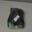 D&M Women's Off Shoulder Sparkly Dress Knitted Mesh Long Sleeve Open Back Ruched Bodycon Sexy Mini Party Dress (Black). Size S