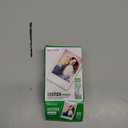 Fujifilm Mini Instant Film (White) for Mini 8,9,11,12,50s, 25, 7s, 90, 300 Cameras, Instax Mini Link's W/Microfiber Cloth by Megen (20 Prints)