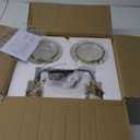 Black and Gold Bathroom Light Fixtures,2-Light Bathroom Vanity Light with Clear Glass Shade,Modern Brushed Gold Vanity Lights Farmhouse Wall Sconces for Mirror Kitchen Living Room Cabinet