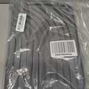 Dish Drying Mat for Kitchen Counter, with Built-in Drain Lip, Food-Grade Silicone, Easy Clean Pad for Countertop Protection, Multi-Functional Use (18 x12 Raised Sink, Grey)