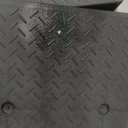 DNA MOTORING 2pcs 5.3" Rise Rubber Curb Ramp Heavy Duty Loading Driveway Ramp Threshold Ramp 19.5 in L x 13.6 in W x 5.3 in H for Loading Dock, Warehouse, Wheelchair, Motorcycles, Cars, TOOLS-00646