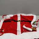 EXPAWLORER Christmas Dog Santa Claus Costume, Doggie Santa Claus Cloak and Hat Set for Small Medium Large Dogs Cats, Cute Funny Costumes Clothes Cosplay Dress Apparel for Holiday Party Photo Props L