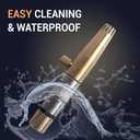 ROYAL [Made in Korea] Premium Nose Hair Trimmer for Men Freikugel, Manual, Battery-Free, Brass & Stainless Steel, Waterproof, Painless with a Patented Mechanism ET-32
