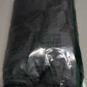 SIRUITON Patio Heater Covers with Zipper and Air Vent,Waterproof Outdoor Heater Cover, Dustproof,Wind-Resistant,UV-Resistant,Snow-Resistant,87" Height x 33" Dome x 19" Base, 420D Black