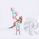 Aimosen 10x10 FT White Backdrop Background for Photography, Large Pure Photo Backdrop Curtain Drapes, High Density Screen Backdrops for Party Portrait Photoshoots Booth Video Studio