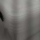 IRIS USA 51 L (54 QT) Plastic Storage Box with Lid and Latches - 4 Pack - BPA-Free, See-Through Organizing Solution, Durable Nestable Stackable Containers, Secure Pull Handle - Clear