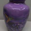 GO NAUTICAL INSTRUMENTS Beautiful Hummingbird Urn Adult Funeral Cremation Urns for Human Ashes Home Decor, 10X5 inches, Purple
