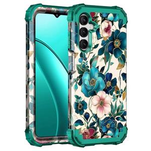 Hekodonk for Galaxy A16 5G Case,Three Layer Heavy Duty Shockproof Protection Hard Plastic+Soft Silicone Full Body Drop Protective Case for Samsung Galaxy A16,All Green