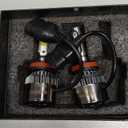 // Bulbs 6500K Cool White 36000LM 900% Brighter, Plug and Play with Cooling Fan, IP68 Waterproof Off Road Lights, Pack of 2