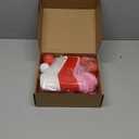 24 Pack Valentine's Day Spoon Relay Race Toy Set , Heart Ball and Spoon Race Game for Indoor Outdoor Office Party Supplies Favors(White, Pink, Red,Angel)