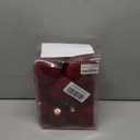 Velvet Ornaments for Christmas Tree, 36Pcs Flocked Ornaments Ball for Christmas Tree Decorations, Velet Christmas Ornaments Set Decorative Hanging Ornaments(Burgundy)