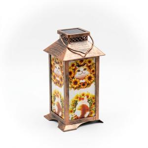 YHmall Highland Cow Wind Chimes for Outside, 37" Windchimes Outdoor Memorial Gifts for Women Mom Grandma, Hanging Solar Lantern Wind Chimes for Patio Garden Outdoor Decor