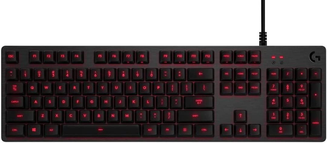 Logitech G413 Backlit Mechanical Gaming Keyboard with USB Passthrough – Carbon