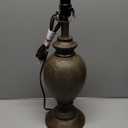 Antique Brown Table Lamp Base with Light Socket, 18"