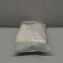 Eachope No Hooks Polyester Textured Shower Curtain with Snap-in Fabric Liner Set, Hotel Luxury Decor Shower Curtains for Bathroom with See Through Top Window, Waterproof & Washable, 71Wx74H, Cream