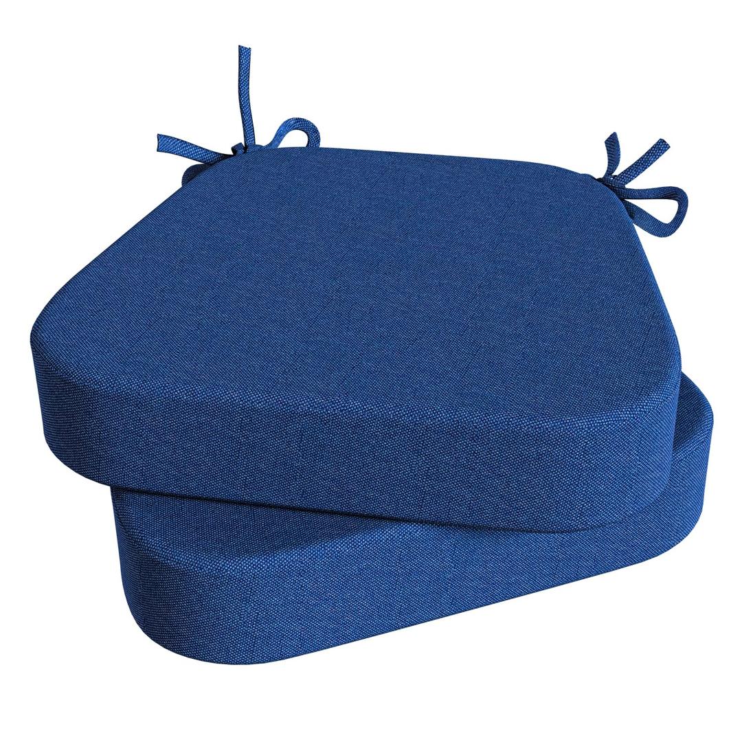 AOFEITE 3" Chair Cushions for Dining Chairs Set of 6 with Ties for Indoor