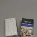 BESTTEN 2 Pack Dimmer Light Switch, Universal Lighting Control, Single Pole or 3 Way, Compatible with LED Dimmable Lamp, CFL, Incandescent, Halogen Bulb, Decorator Wallplate Included, UL Listed, White (Standard)